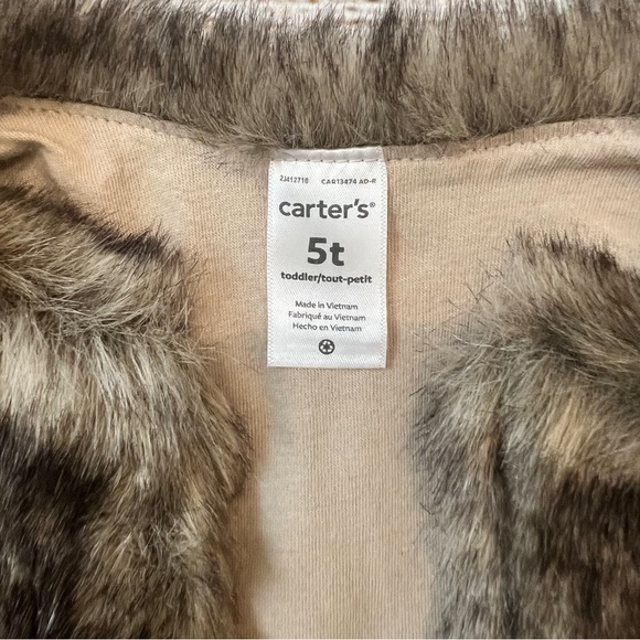 NWOT Carter’s Fur Vest - Picture 2 of 2